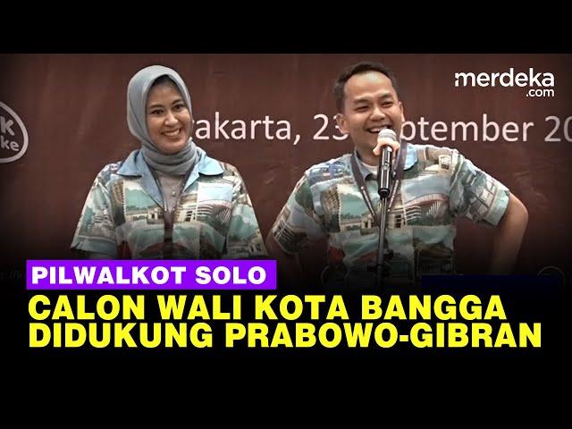 Calon Wali Kota Solo Ini Pamer Didukung Penuh Prabowo dan Gibran Anak Jokowi