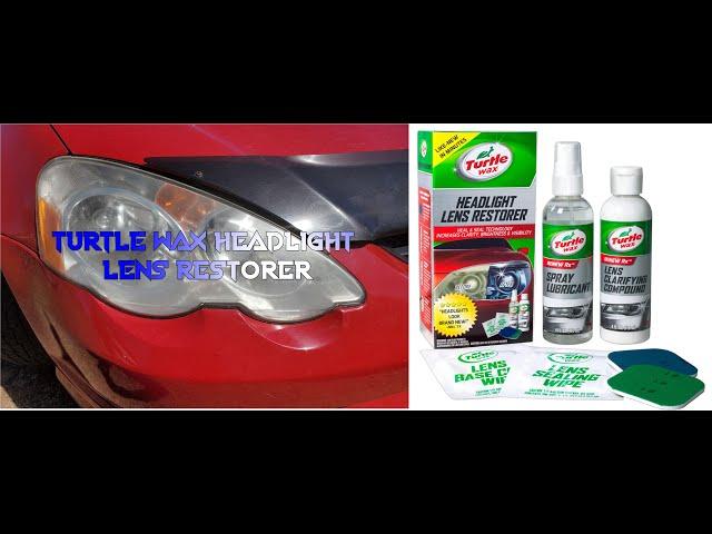 Walmart Turtle Wax Head Light Lens Restore Kit Review How To Restoring The Acura RSX Headlights