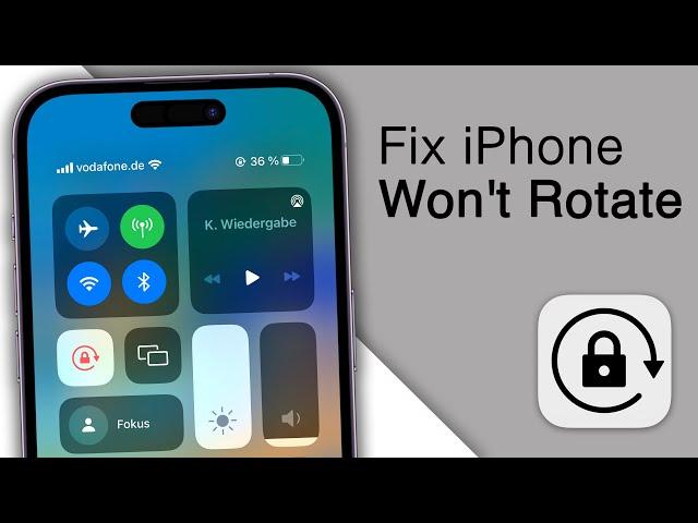 How to Fix iPhone Screen Won't Rotate! [3 Methods]