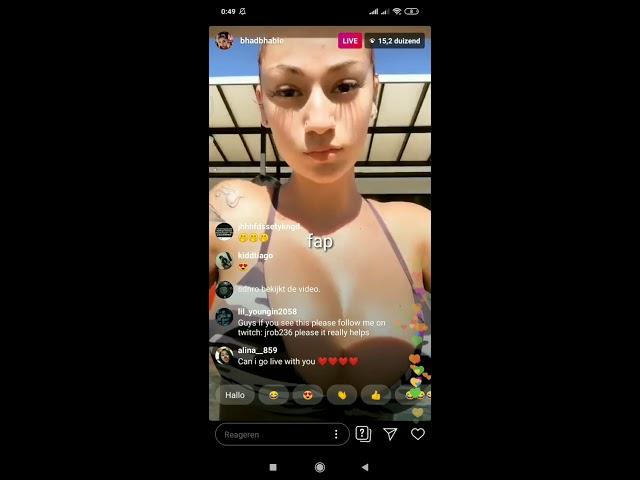 Bhad Bhabie Boobs bouncing