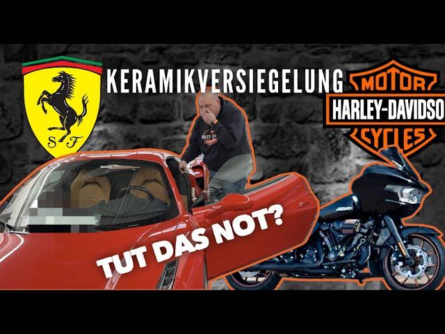 Harley-Davidson, Ferrari, Mercedes and a ceramic coating?