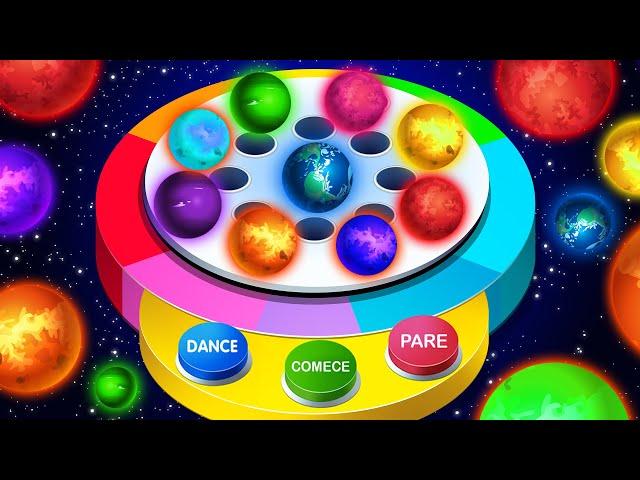 Dancing Planets |  Learn Colors For Kids | Learning Video For Toddlers