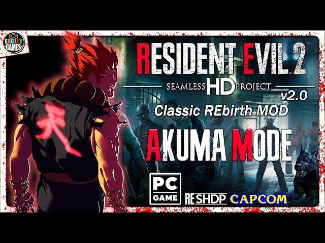 Resident Evil 2 Seamless HD Project v2.0 - Akuma Mode (PC)  Let's Play!