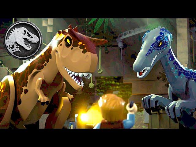 Mittendrin  feststecken! Dino-Rauferei! | LEGO JURASSIC WORLD: DIE LEGENDE DER INSEL NUBLAR