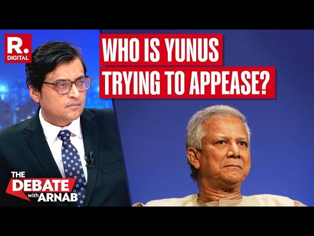 Arnab asks Who Bangladesh Yunus is Trying to Appease with Pro Fundamentalist Line Ahead of US Visit