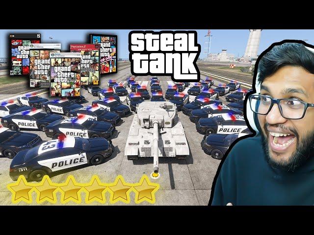 Can you steal RHINO TANK from all GTA Games ?