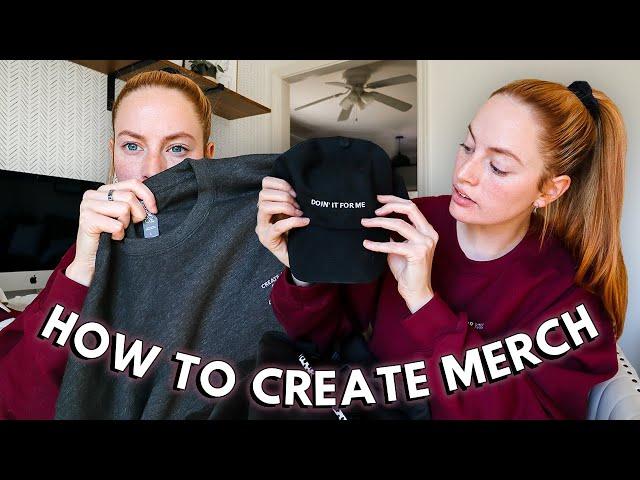 How To Create Your Own Merch // Step by step process from designing merch to pricing and returns