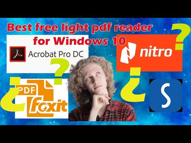 Best free light pdf reader for Windows 10