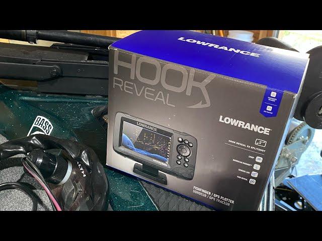 Lowrance Hook Reveal 5ss Installation #lowrancefishing #bassboats #depthfinder