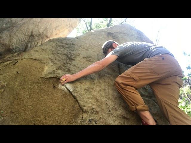 Bouldering at the Hideout in Ojai,CA