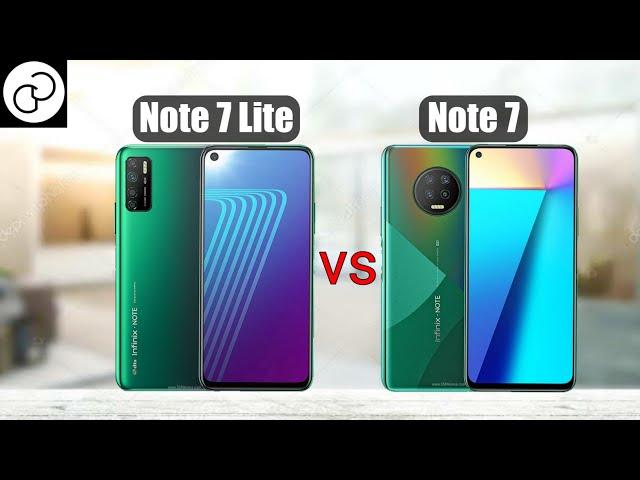 Infinix Note 7 Lite vs Infinix Note 7; the differences.