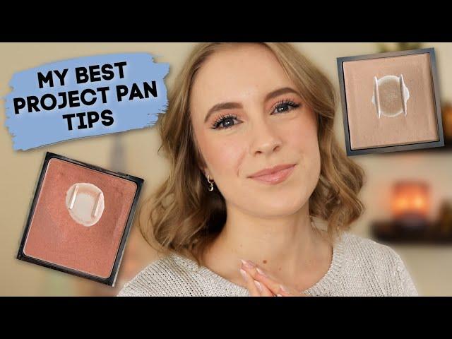 PROJECT PAN TIPS to use up your makeup faster & stay motivated!