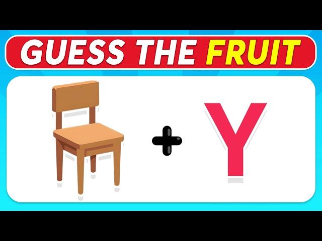 Can You Guess The Fruit And Vegetable By Emoji?  | Emoji Quiz