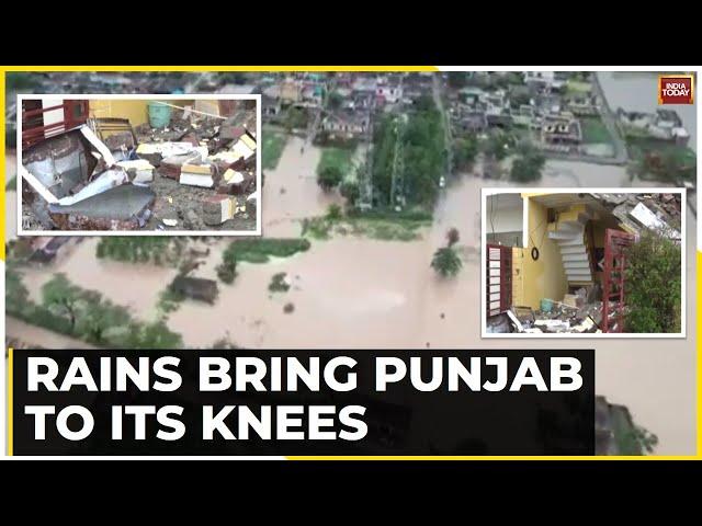 5 Deaths In Punjab, Streets Inundated After Heavy Rains | Houses Flooded, Streets Blocked