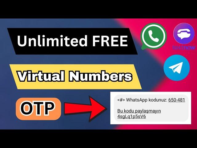 Get Free Virtual Numbers for WhatsApp with TextNow!