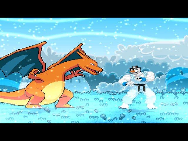 MUGEN: Charizard (Me) Vs Sman (AI patched)