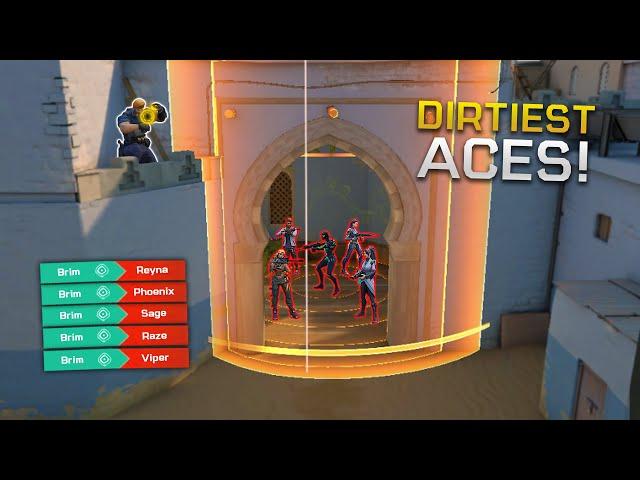 DIRTIEST ACES IN VALORANT EVER RECORDED! (VALORANT ACE)