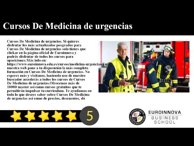 Cursos De Medicina de urgencias