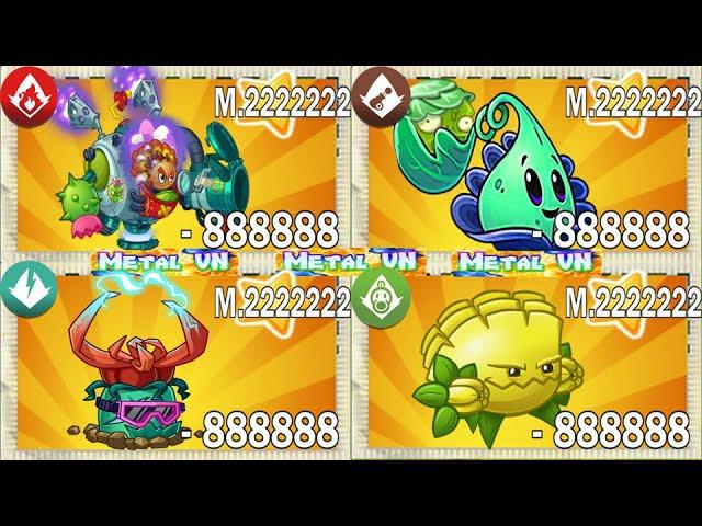 Best Strategy Plants vs Zombies 2 | MetalVN | Team Plants Random Max Level Fizi vs 999 Zombies #250