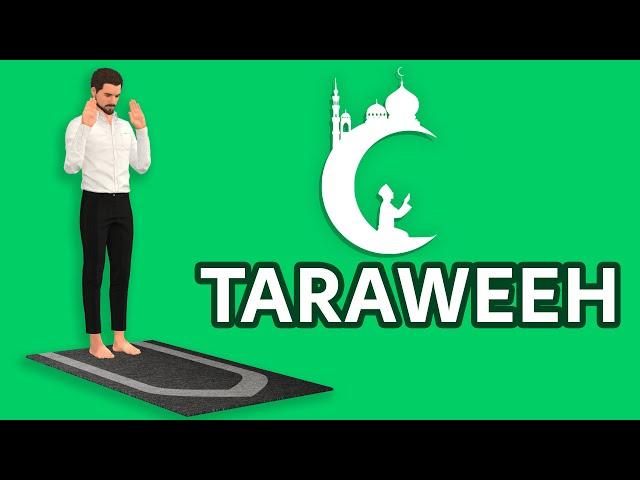 How to pray Taraweeh for Men (beginners) - with Subtitle