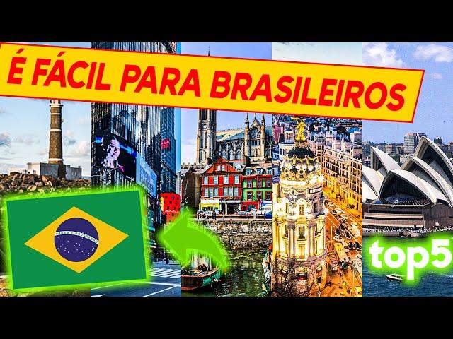 5 Melhores Países NO MUNDO Para Um Brasileiro Morar e Trabalhar [ VAI SE SURPREENDER! ]