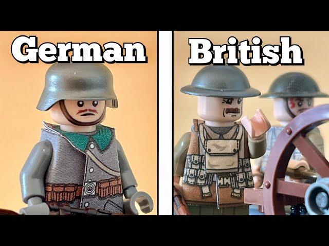 Building LEGO WW1 Artillery Positions