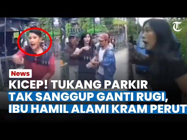 KICEP! Tukang Parkir Sok Jago di Bogor Cekcok saat Ada Senggolan, Ada Ibu Hamil Alami Kram Perut