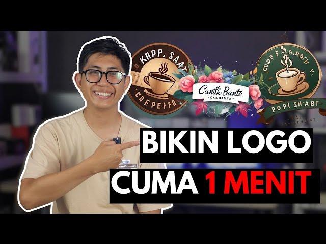 Cara Membuat Logo Pakai AI (Artificial Intelligence) CUMA 1 MENIT