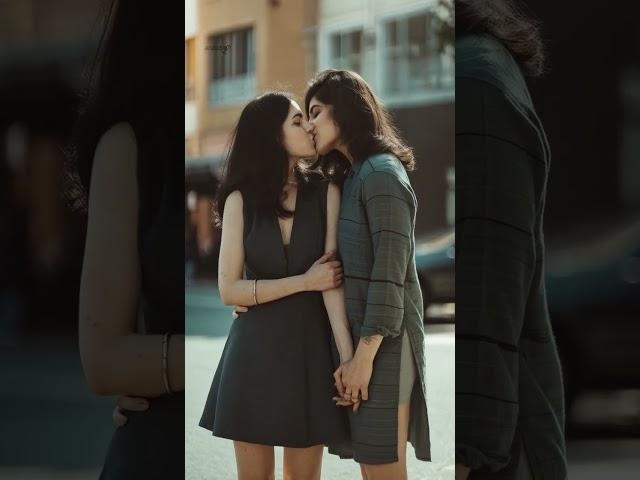 The Most Passionate KissㅣLesbian kissing