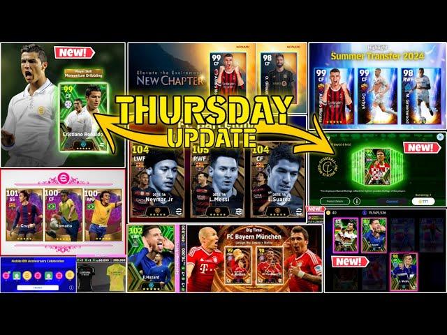 Upcoming New Nominating Contract Pack, New Vol.3.7.0 Update, New Showtime Free Rewards eFootball 24