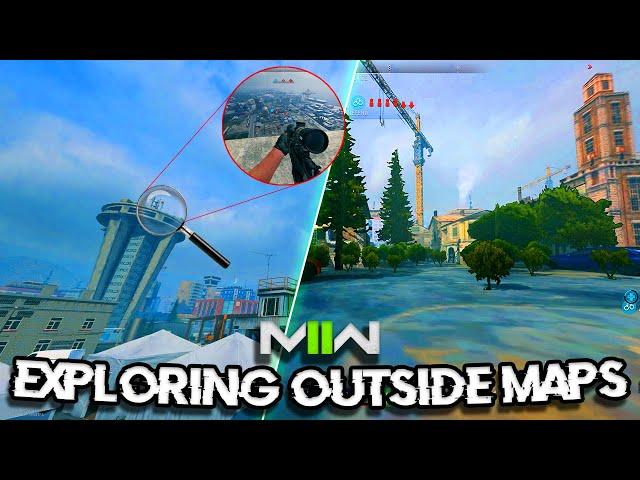 Exploring Outside MW2 Maps ! - MWII Out of Map Glitches