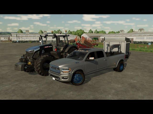 PGR Sliwno RAM 3500 John Deere Fendt Claas  Farming Simulator 22 LIVE