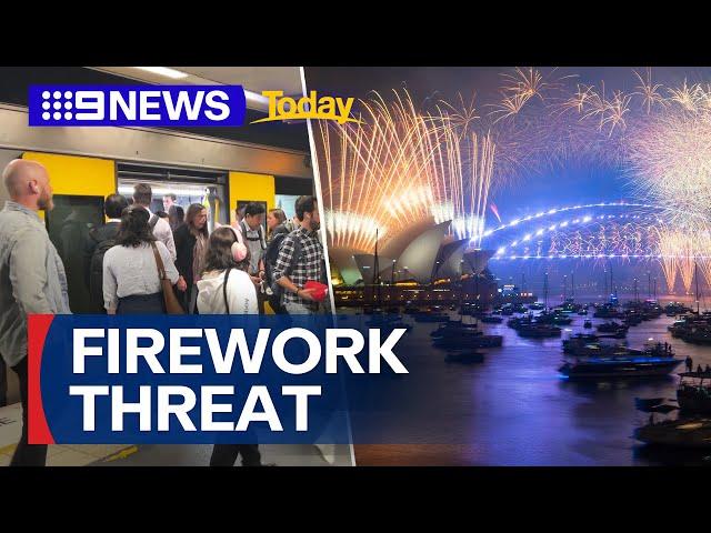 New Year's Eve fireworks at risk amid threat of major train strike | 9 News Australia