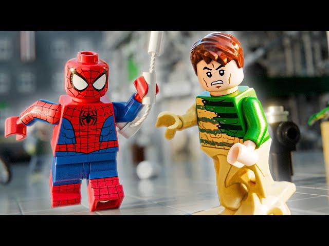 SPIDER-MAN vs. SANDMAN | Lego Blender Animation