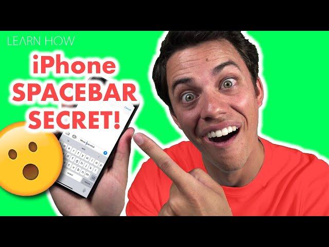 How to Move Your iPhone Spacebar Trick!