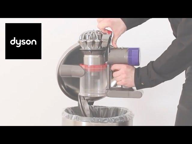 How to empty the bin on Dyson V8™ Cord-free vacuums