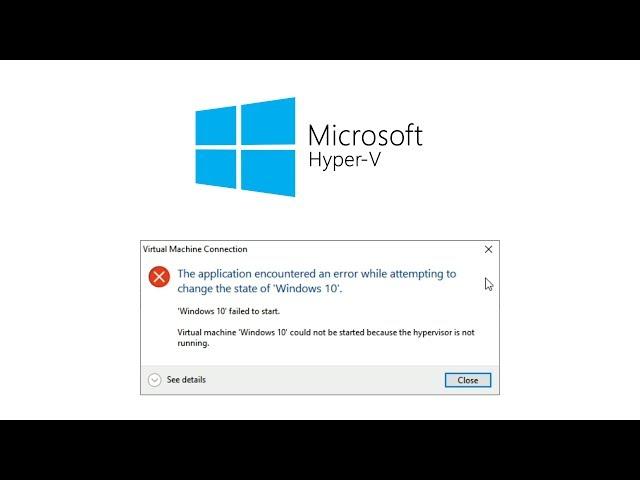 Fix Hyper-V "Hypervisor not running" | Easy | Windows 10