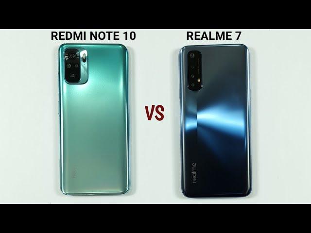 Redmi Note 10 vs Realme 7 Speed Test & Camera Comparison