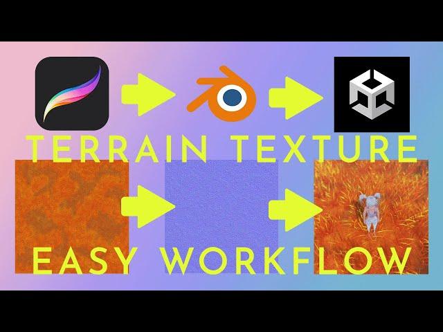 UNITY - Easy terrain layer TUTORIAL. HDRP. Bake Normal Map in Blender to UNITY.