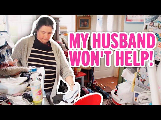 Husband Refuses To Help Clean! | Dirty Home Rescue Compilation