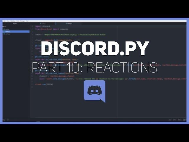 Discord.py: Making a Discord bot (Part 10: Reactions)