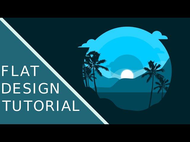 Inkscape Flat Design Tutorial | Tutorial for Beginners