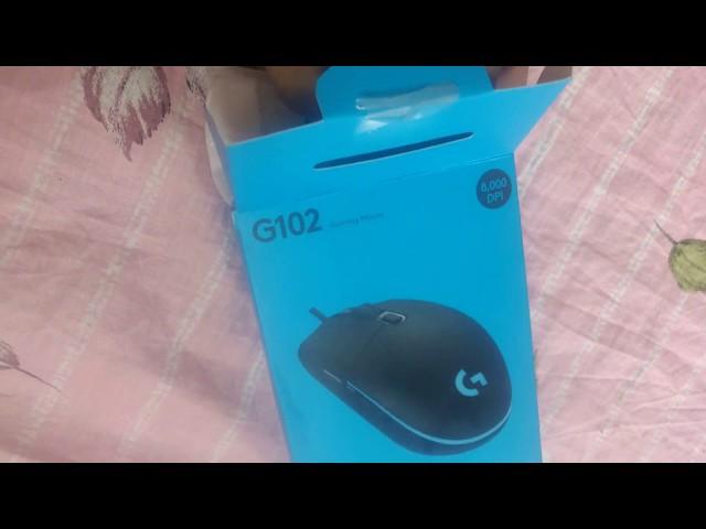 MY NEW GAMING MOUSE ( LOGITEC G102 UNBOXING AND REVIEW 2020)