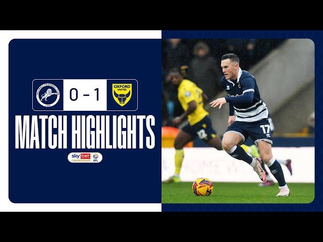  Defeat at The Den | Millwall 0-1 Oxford United | Match Highlights