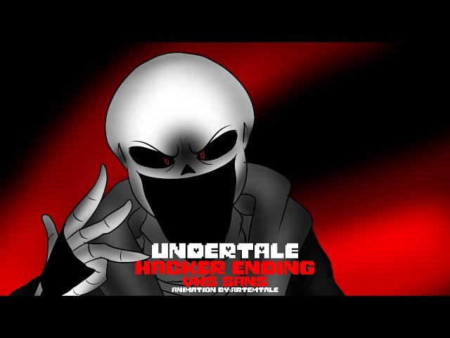 VHS SANS |Undertale hacker ending| (Animation) Official!