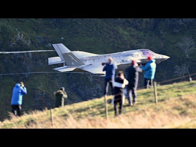 Fighter Jets Roaring Through the Mach Loop!