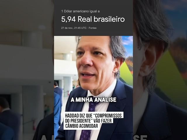 Haddad comenta sobre maior alta do dólar da história