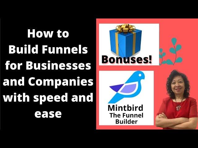 The Mintbird Funnel Builder: How to Build Funnels for Businesses and Companies with speed and ease