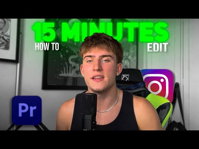 How I Edit VIRAL Reels in 15 Mins! | Premiere Pro 2025