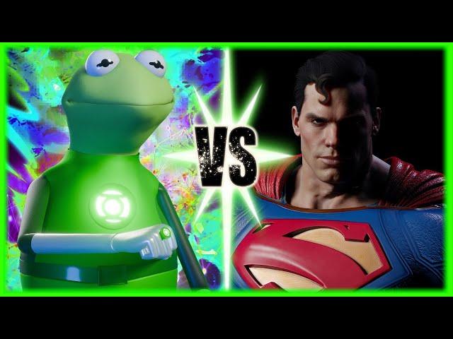 Kermit Vs Superman [Blender Animation]